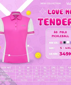 ÁO POLO VLOOP PICKLEBALL LOVE ME TENDER